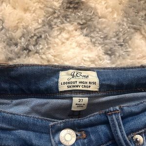 J.crew • lookout high rise crop jeans